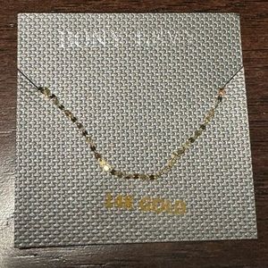 14 k bony levy anklet